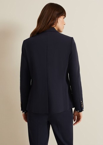 Phase Eight Ulrica Fitted Jackets Navy Australia | SD2548973